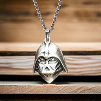 Gümüş Kaplama Darth Vader Kolye